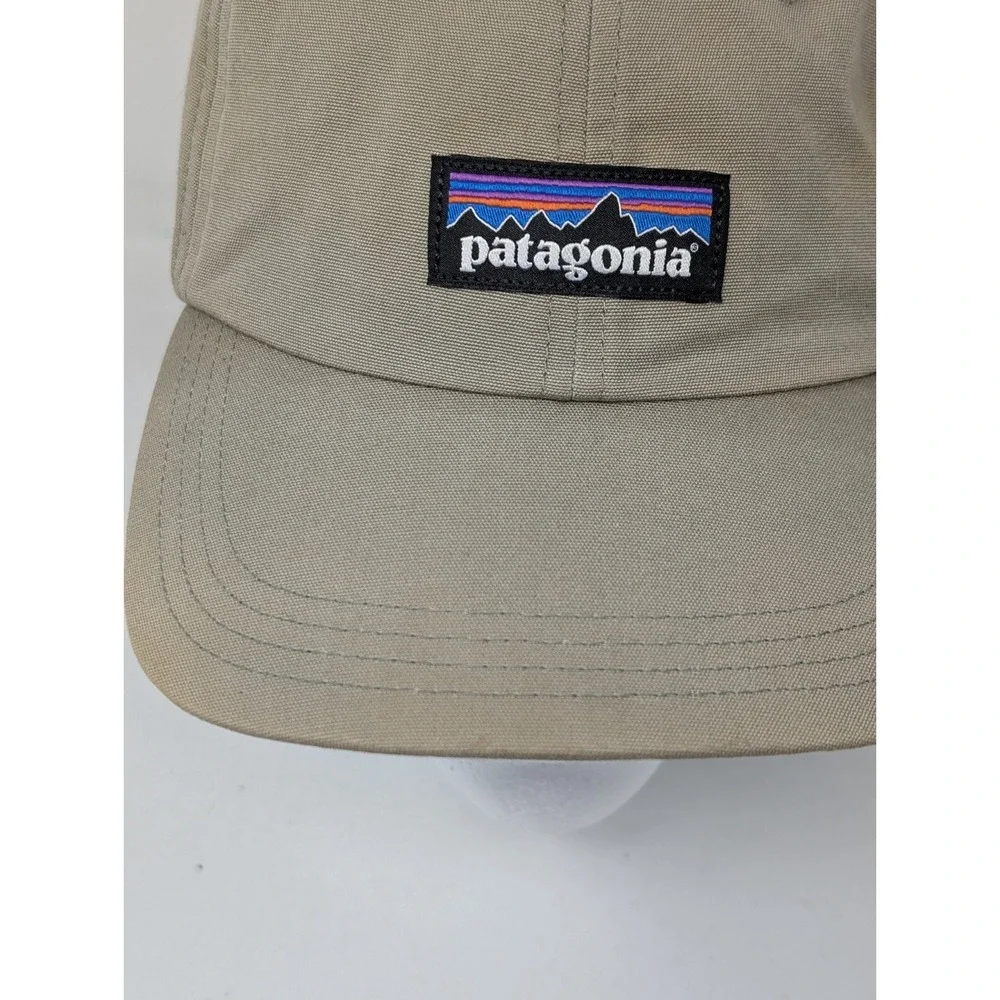 DISTRESSED FADED Patagonia P-6 Label Trad Cap Cotton Canvas Gray SUNFADED‎
